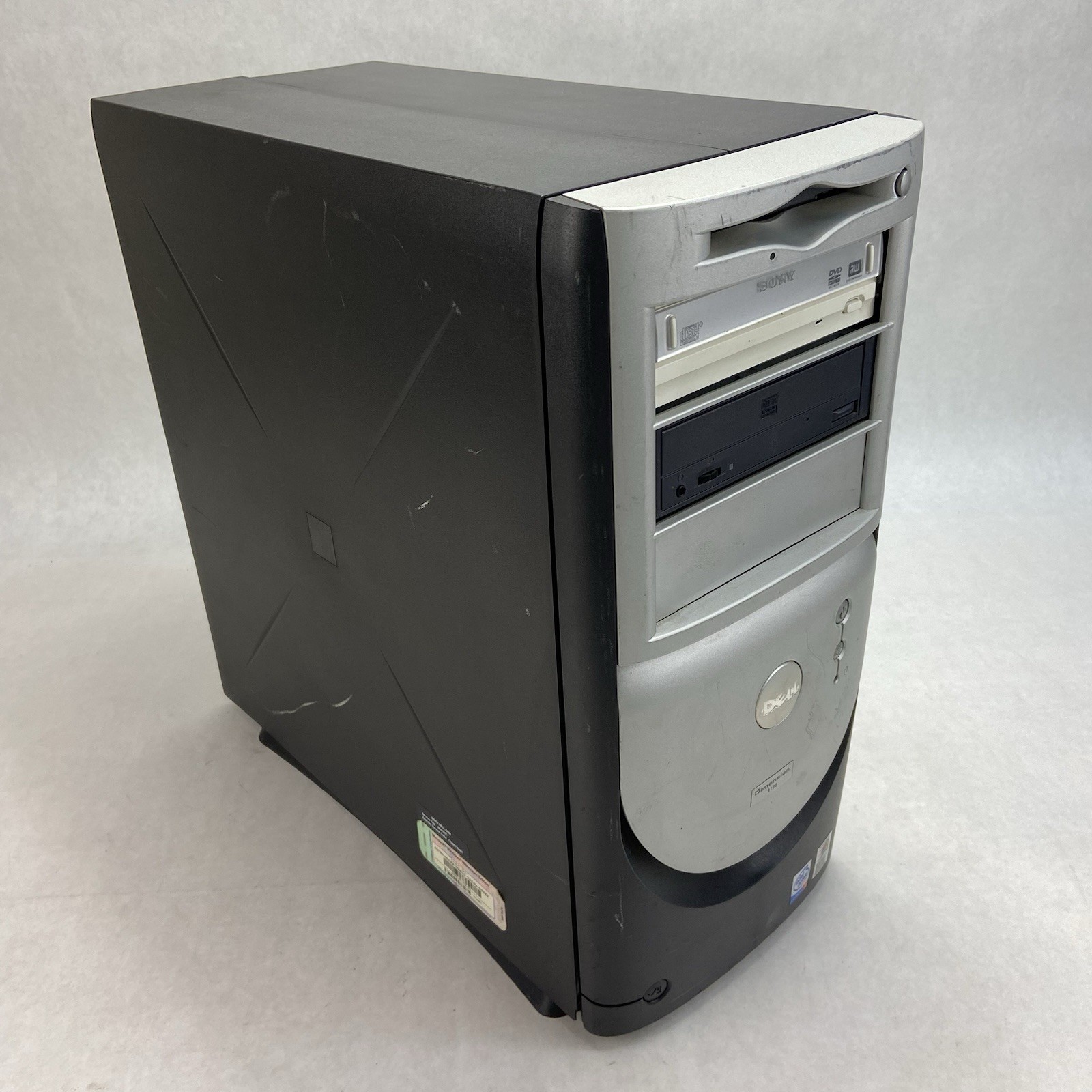 Dell Dimension 8100 MT Intel Pentium 4 1.5GHz 1.12GB RAM No HDD No OS