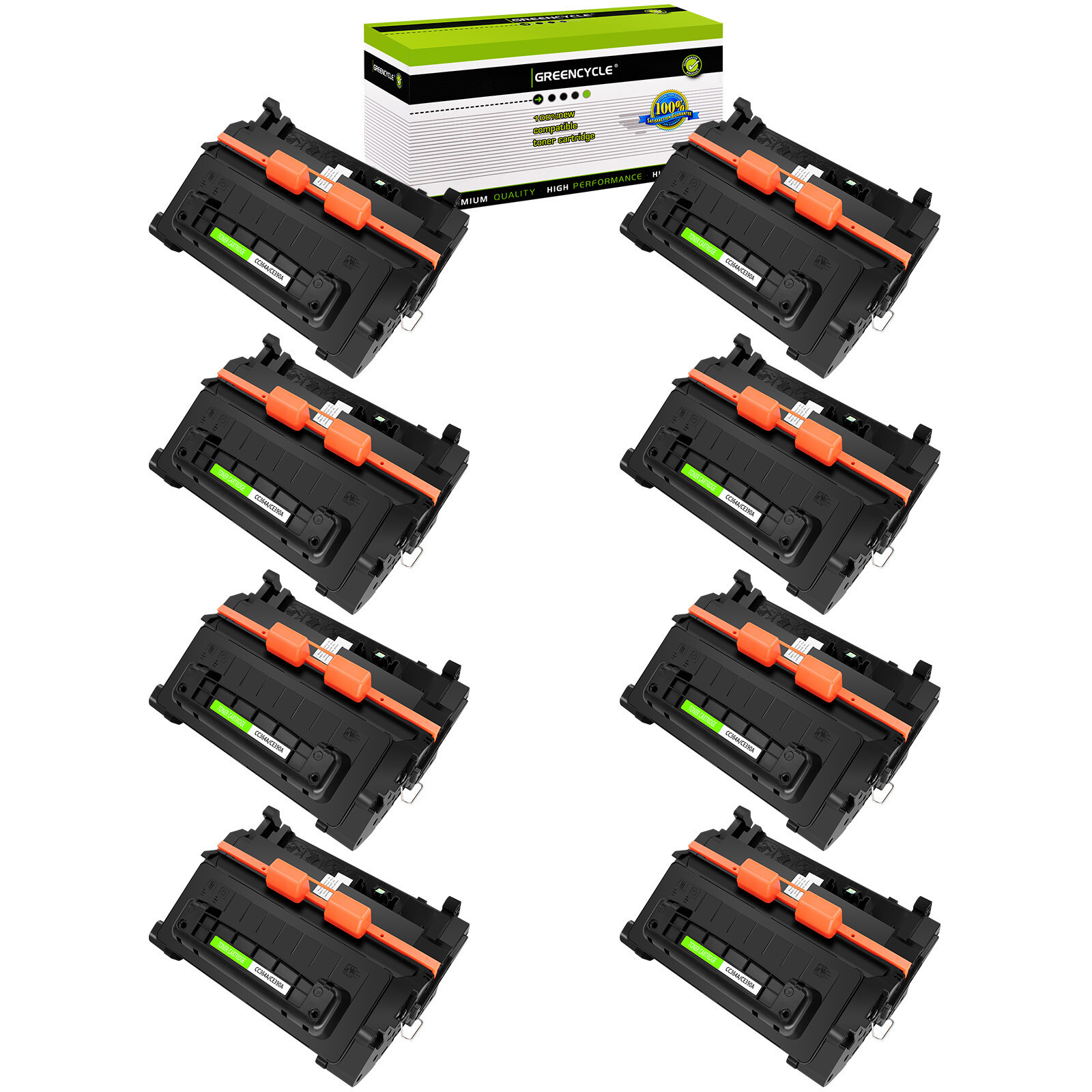 8PK CE390A 90A Toner Cartridge Compatible For HP Laserjet 600 M601dn M601n M602n