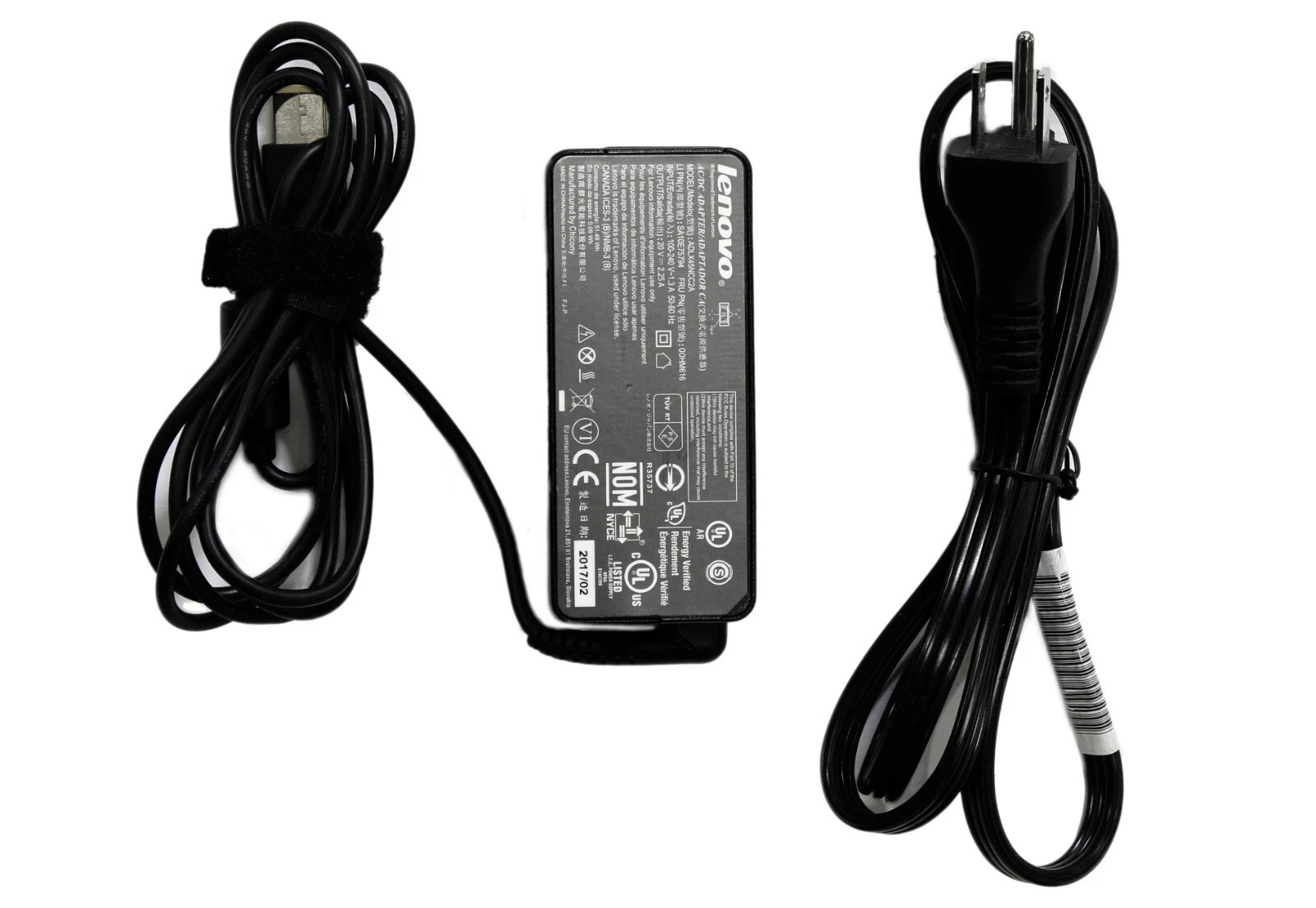 Genuine Lenovo 45W/65W/90W/135W/170W Yellow Square Slim Tip AC Adapter Charger