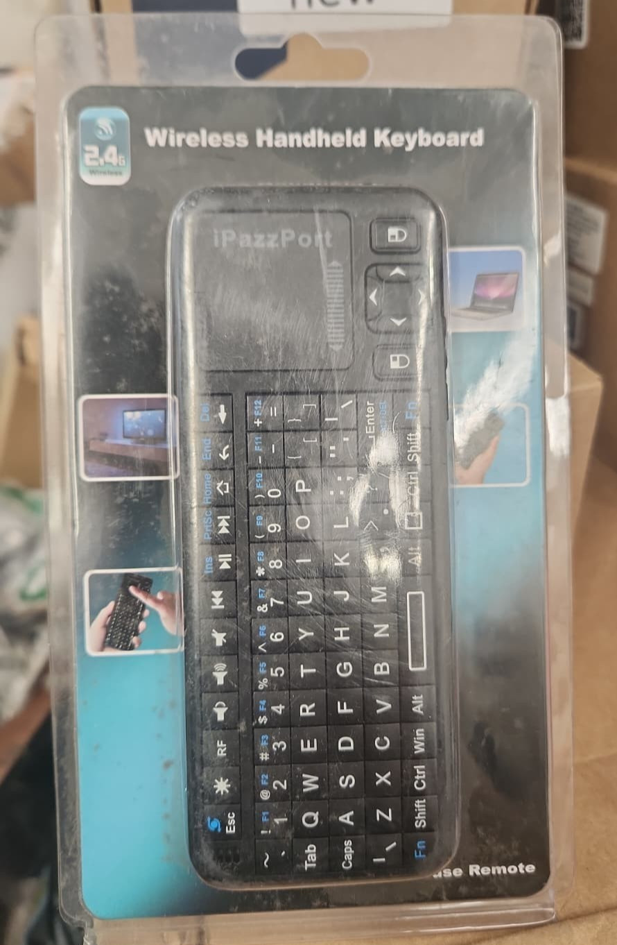 New iPazzPort 2.4G & Bluetooth Mini Wireless Keyboard Air Mouse  Combo Remote