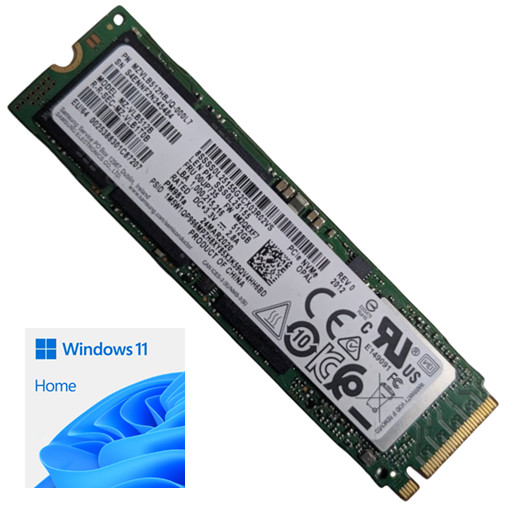 512GB Samsung M.2 PCIe NVMe SSD with Windows 11 Home for Dell Lenovo HP Acer IBM
