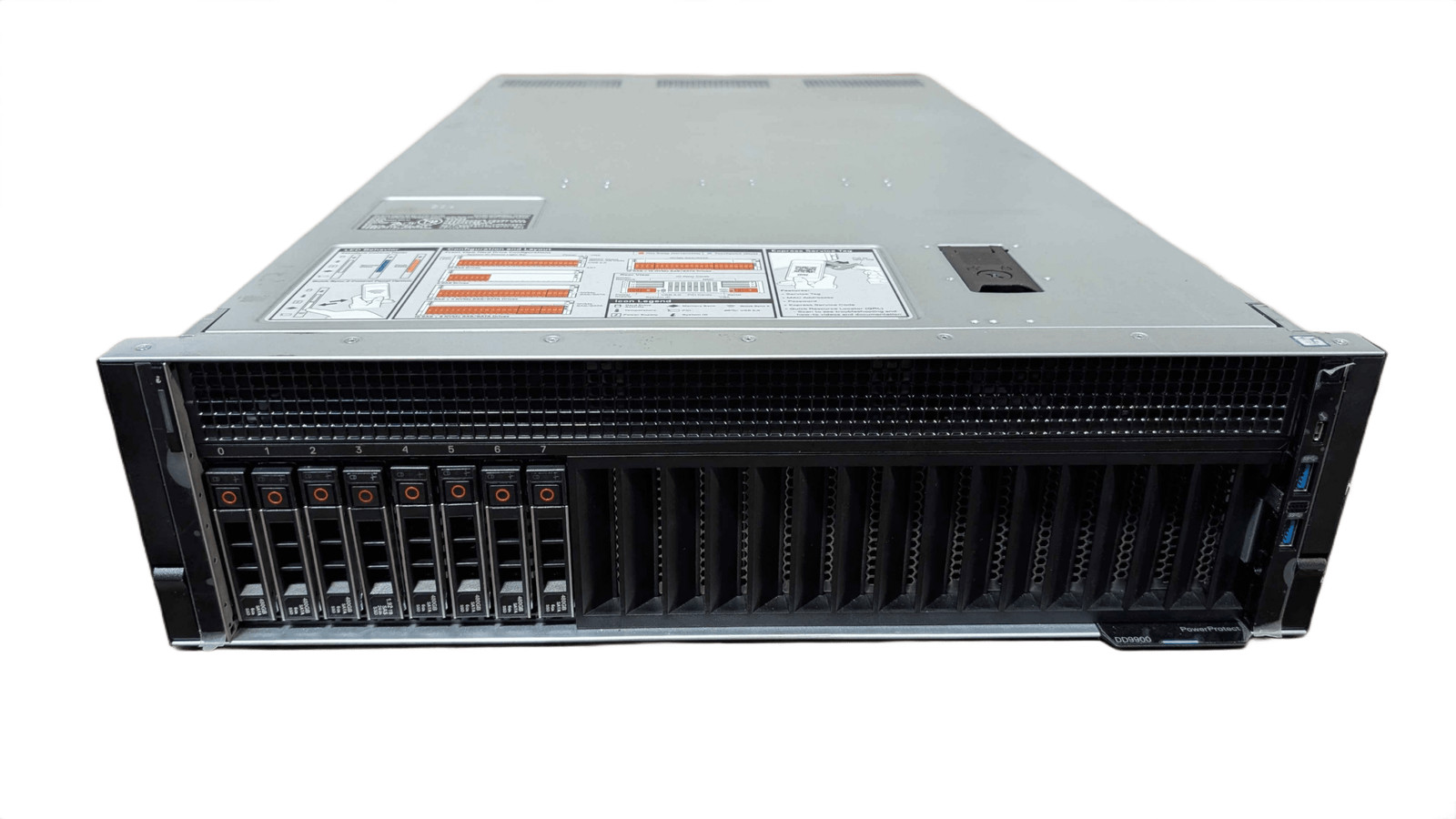 Dell Poweredge R940 4x Intel Gold 6240 72-Cores | 128GB RAM | HBA330 | 8x Trays