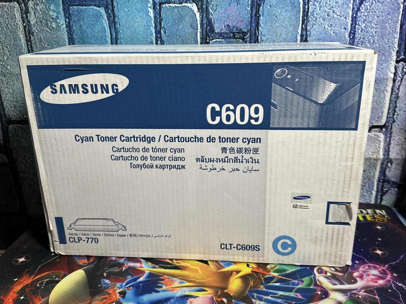 Genuine Samsung Electronics CLT-C609S/SEE Cyan 7K Yield Toner (SU086A)