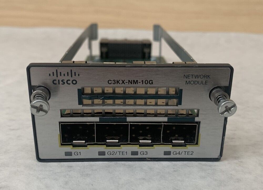 Cisco C3KX-NM-10G 10Gbps 4-Port Ethernet Plug-In Module