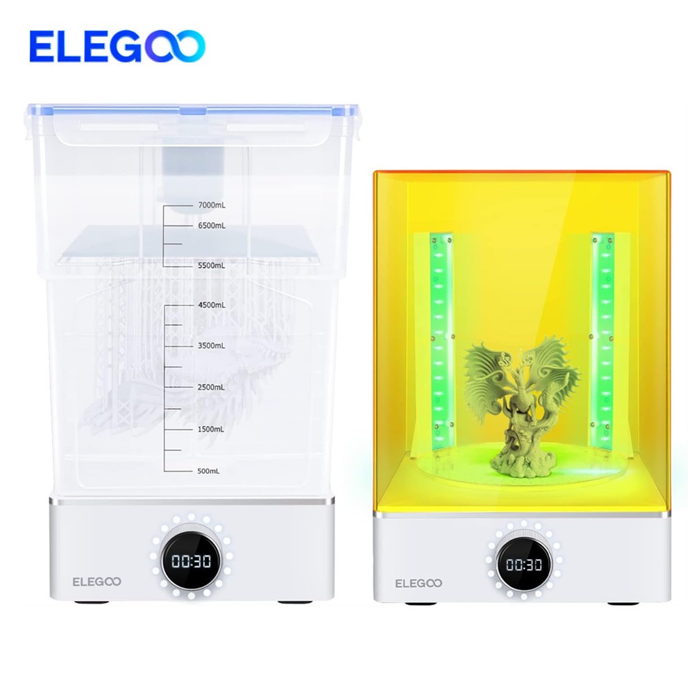 ELEGOO Mercury X Bundle Wash and Cure Machine Compatible with Saturn Mars MSLA