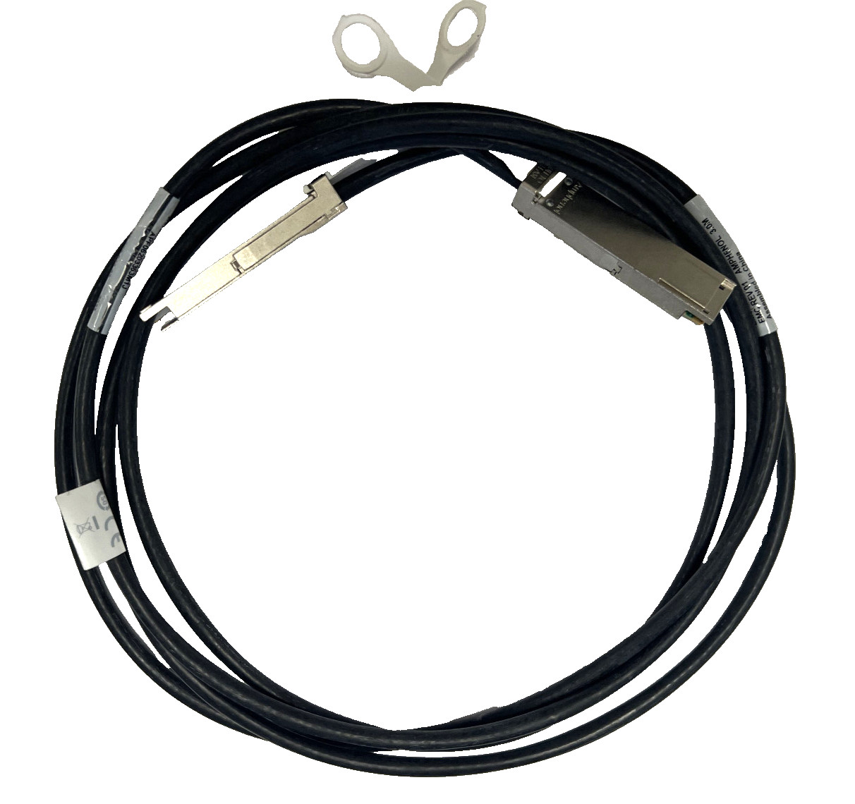 QTY 8  Amphenol EMC 3m 038-002-066-02 QSFP To QSFP Cable