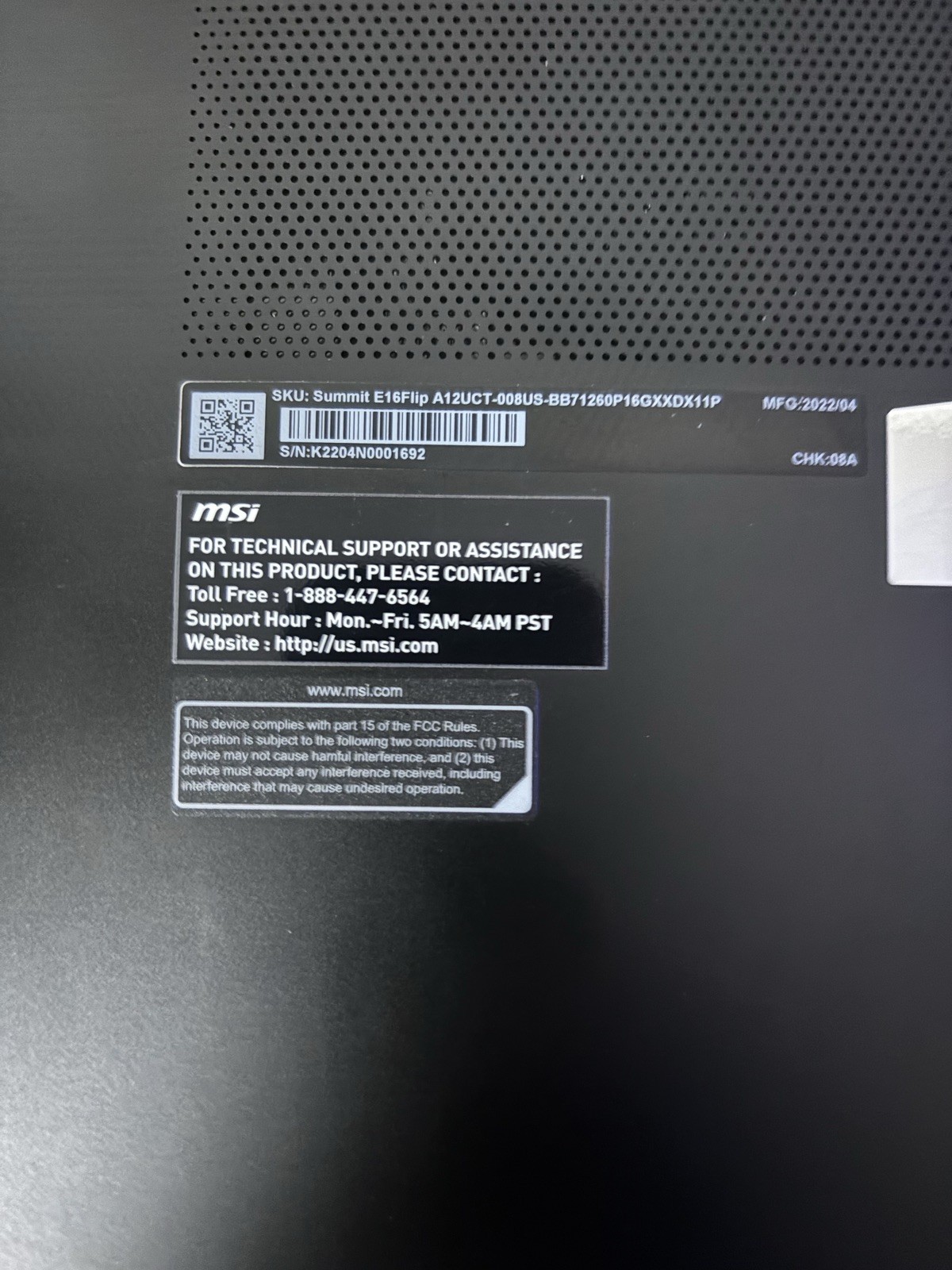 MSI Summit E16 Flip A12UCT 16" i7-1260P RTX 3050 16GB 500GB + MSI Pen 2
