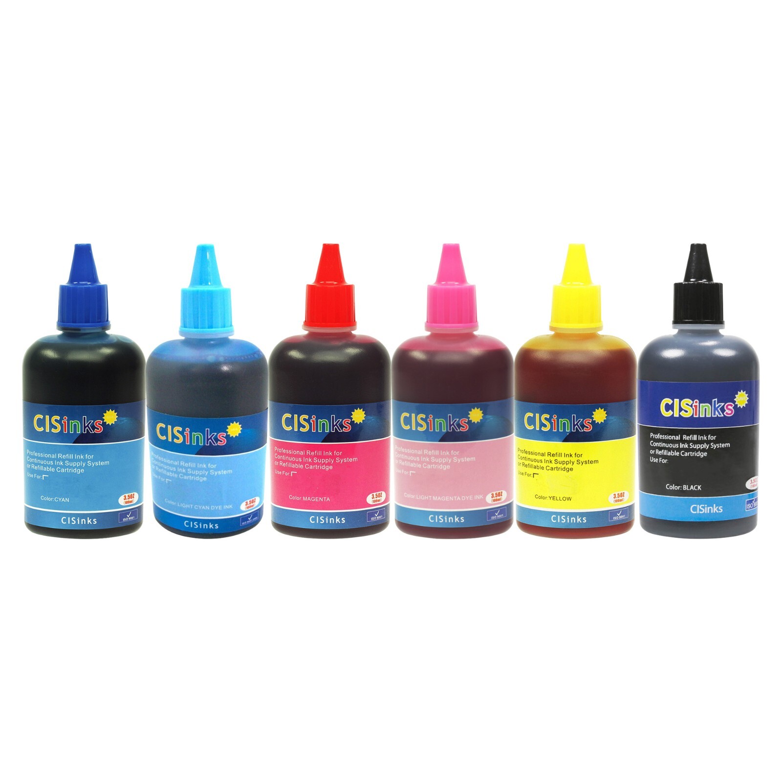 6 pack NON-OEM Refill ink Set Compatible with Photosmart C8180 C8183 C8721 C8771