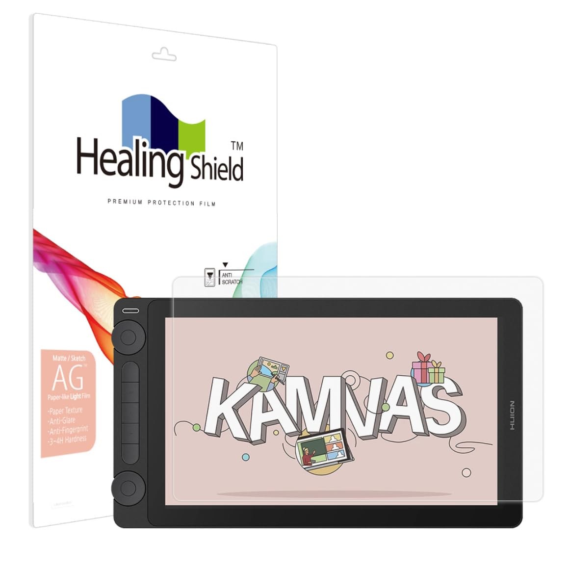 Healing Shield Screen Protector for HUION Kamvas 13 (Gen 3, Transparent