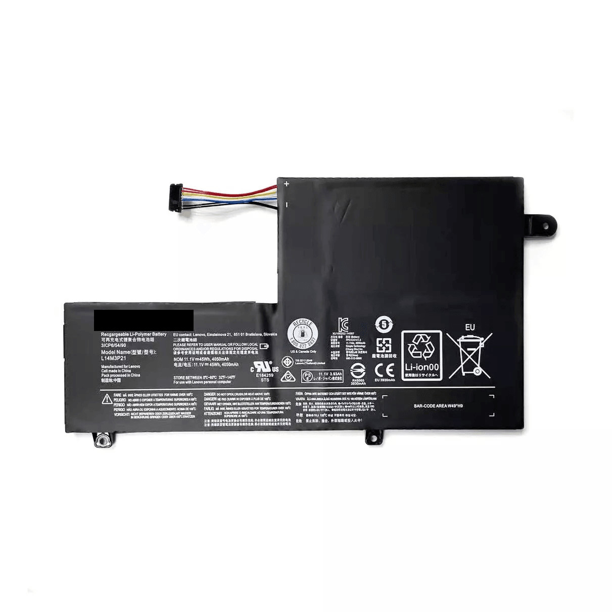 NEW L14M3P21 Genuine Battery L14L3P21 for Lenovo Edge 2-1580 FLEX 3-1470 3-1580 