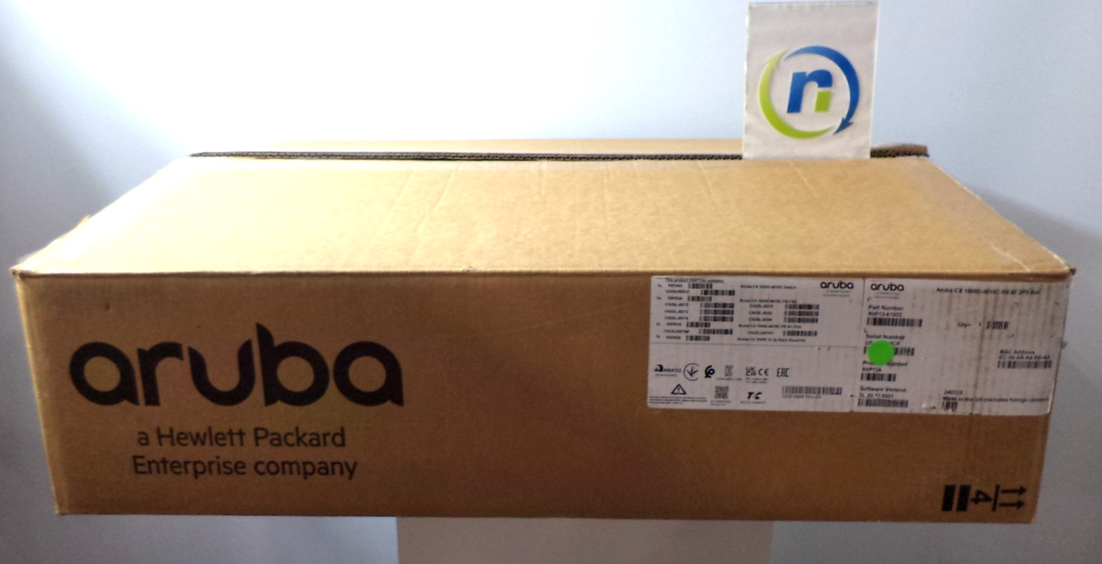 New HP Aruba R8P13A CX 10000‑48Y6C Switch w/ Front‑to‑Back Airflow -1 YR Wrnty