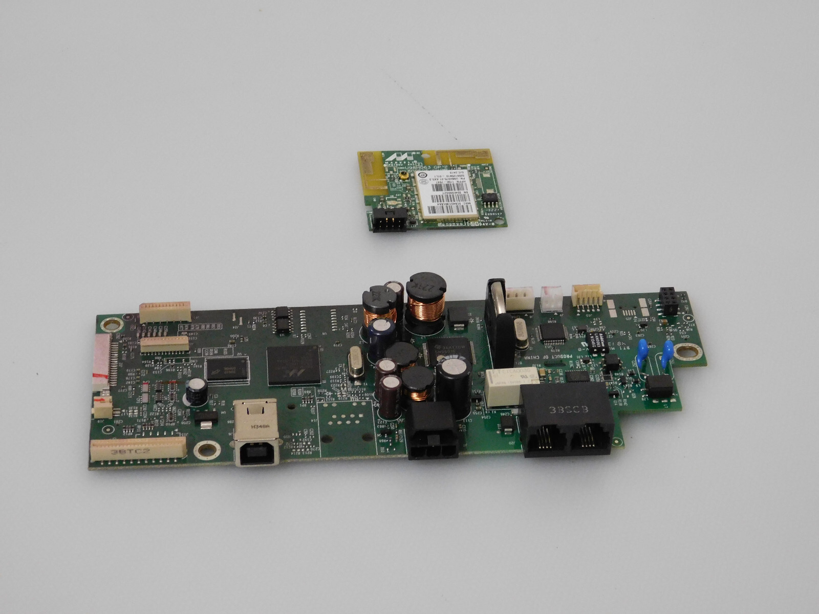 HP OFFICEJET 6600 PRINTER MAIN FORMATTER BOARD w/ wifi, CZ155-60001/CN582-80001