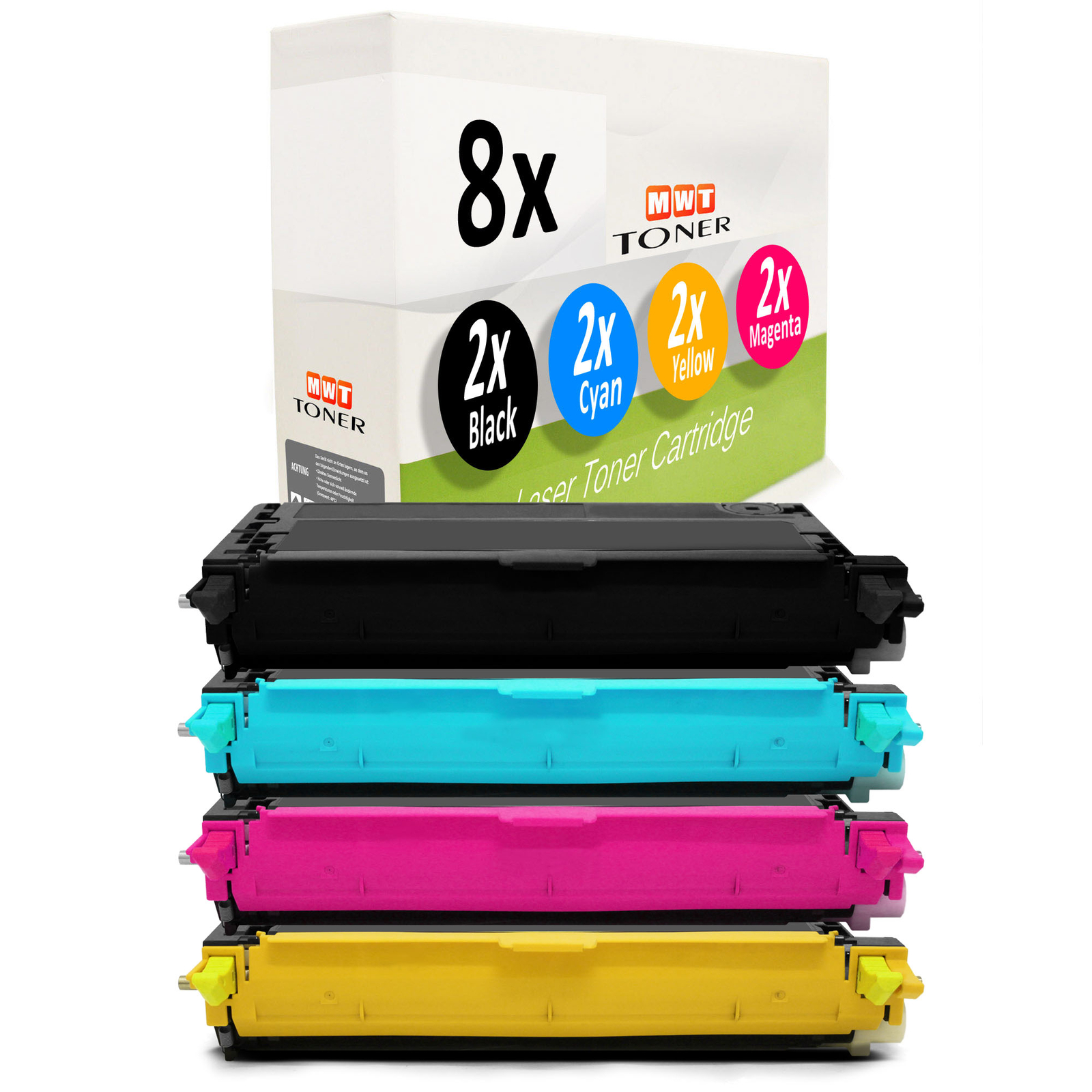 8x Cartridge for Dell 3110-cn 3115-cn