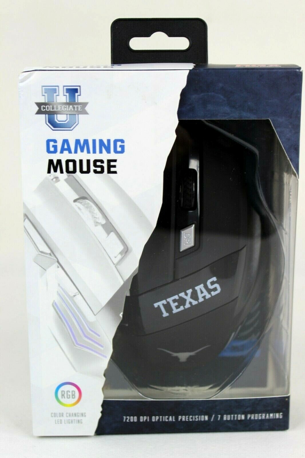 Soar Collegiate UT University of Texas Longhorns Computer Gaming Mouse RGX-M2