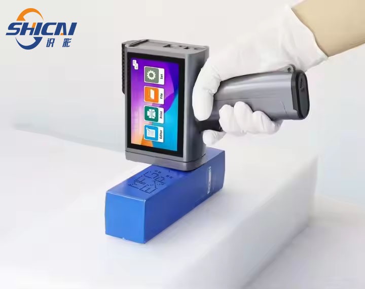 12.7mm aluminum shell handheld inkjet printer prints date barcode graphics
