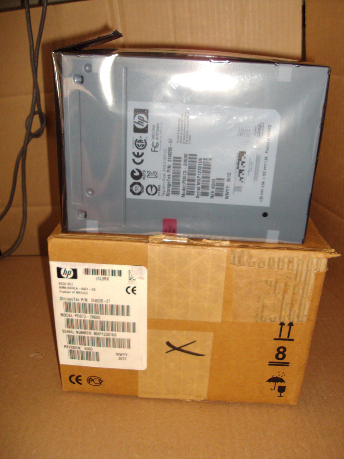HP/ORACLE HP PD073-20600 Storagetek 3148295-01 400/800GB ULTRIUM LTO-3 NEW