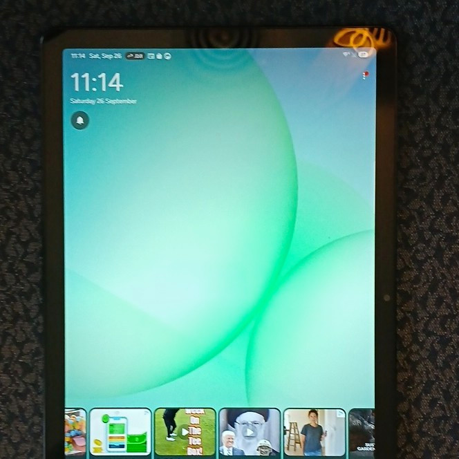 Samsung A11+ Tablet 128 GB 11 inch Wireless Gray Very Good