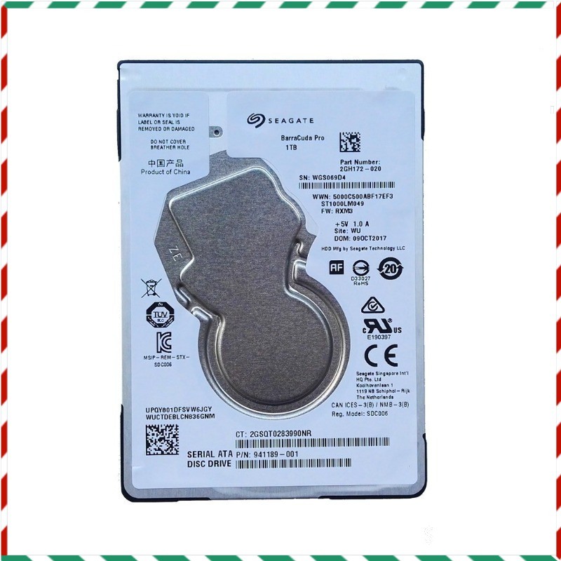 Original Seagate 1TB ST1000LM049 7200RPM 128MB SATA 2.5" Laptop Hard Disk Drive