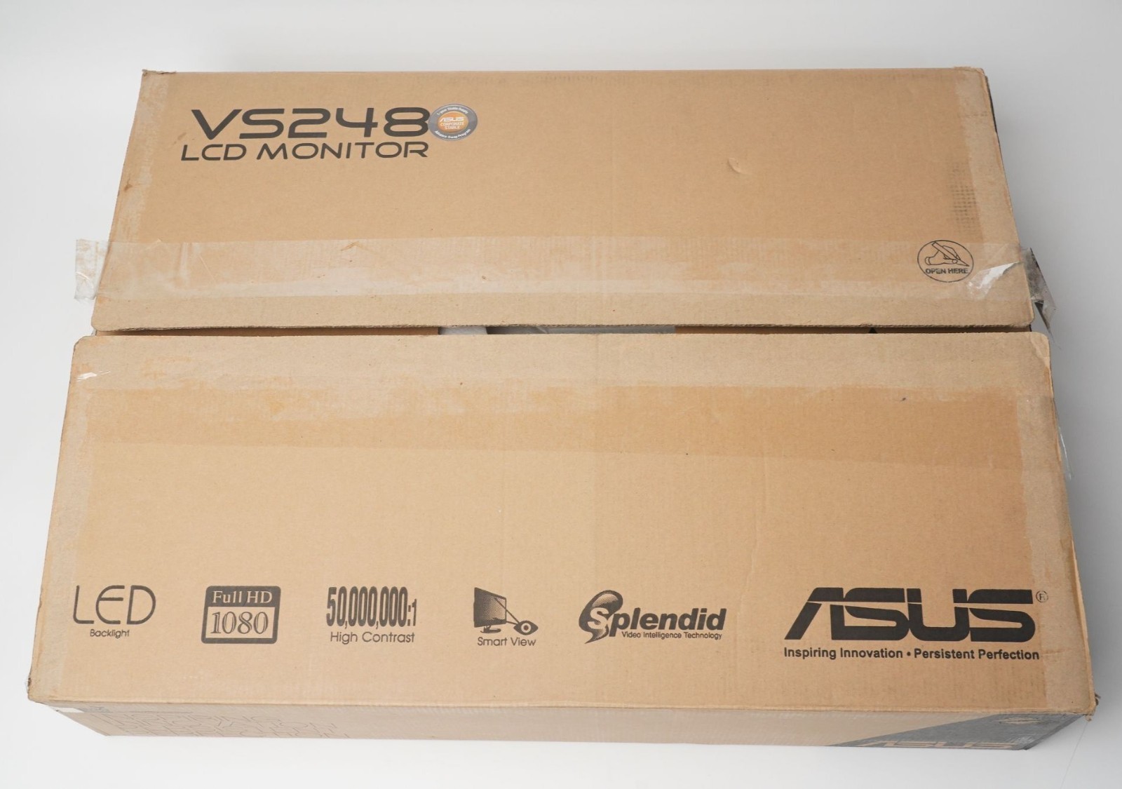 ASUS VS248 24" LCD Monitor 1080p Full HD HDMI DVI VGA with Stand & Cables