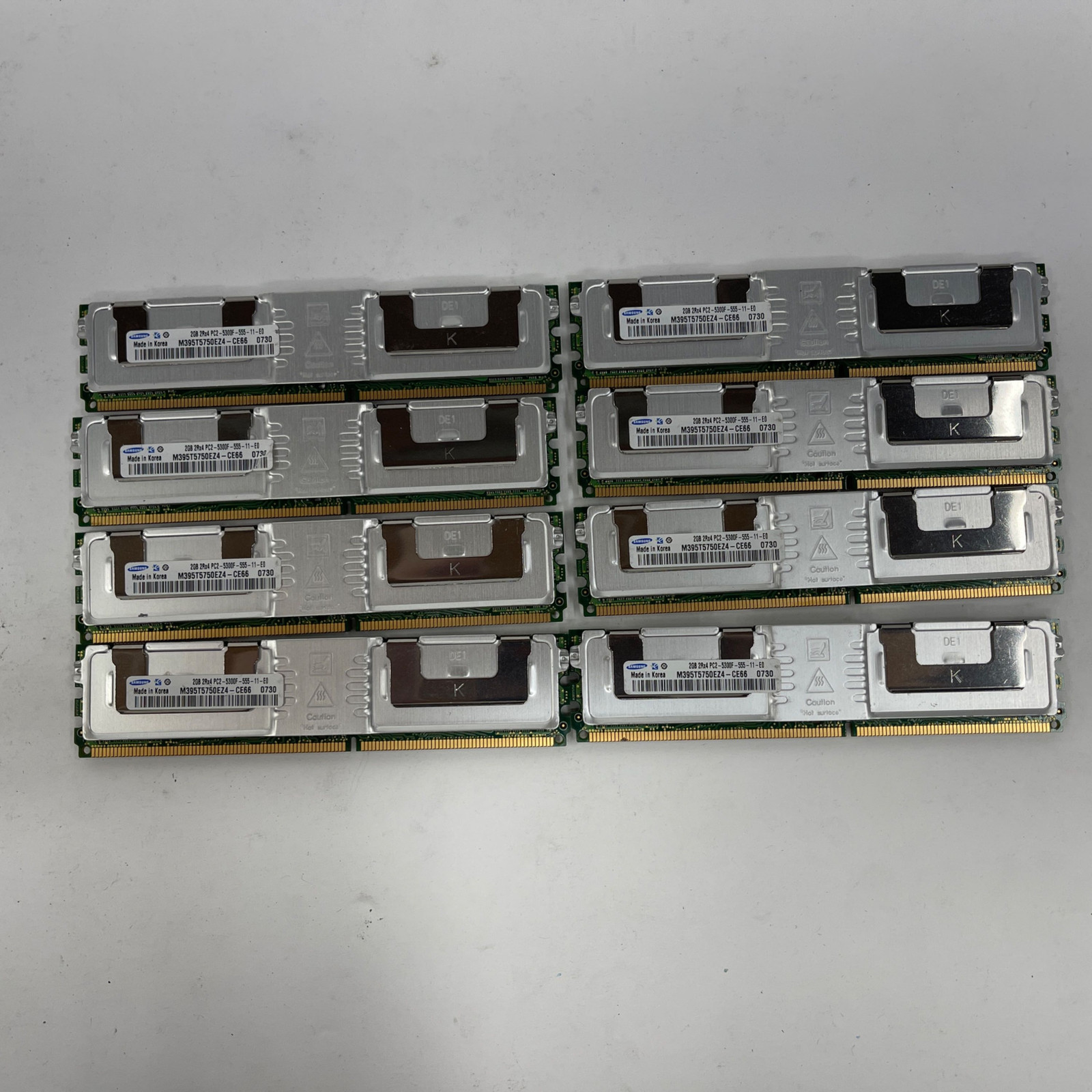 Samsung 16GB (8x2GB) DDR2 667MHz PC2-5300F ECC FBDIMM Server RAM *READ*