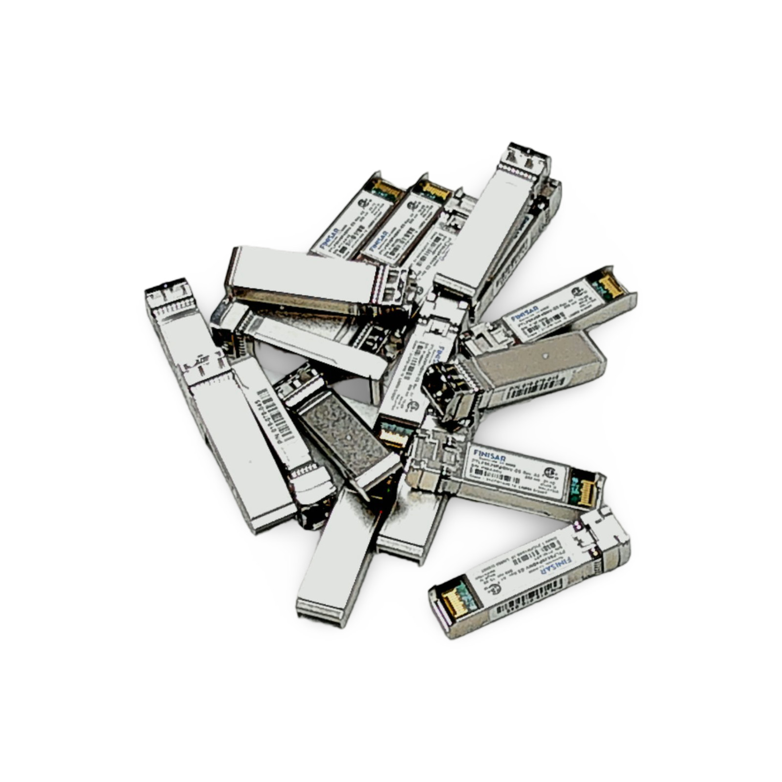 lot of 19 Finisar 16G FTLF8529P4BNV-E5/FTLF8529P3BNV 019-078-045 1850nm Optical
