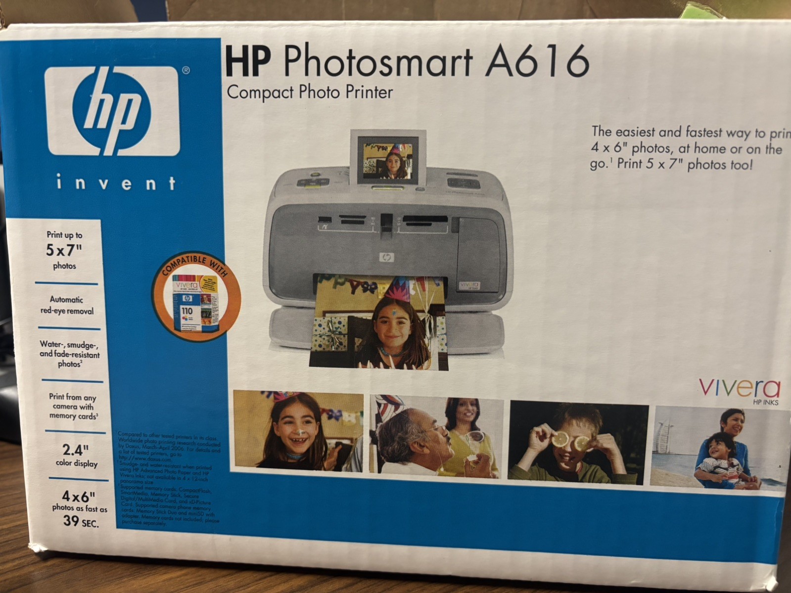 HP Photosmart A616 Digital Photo Inkjet Printer