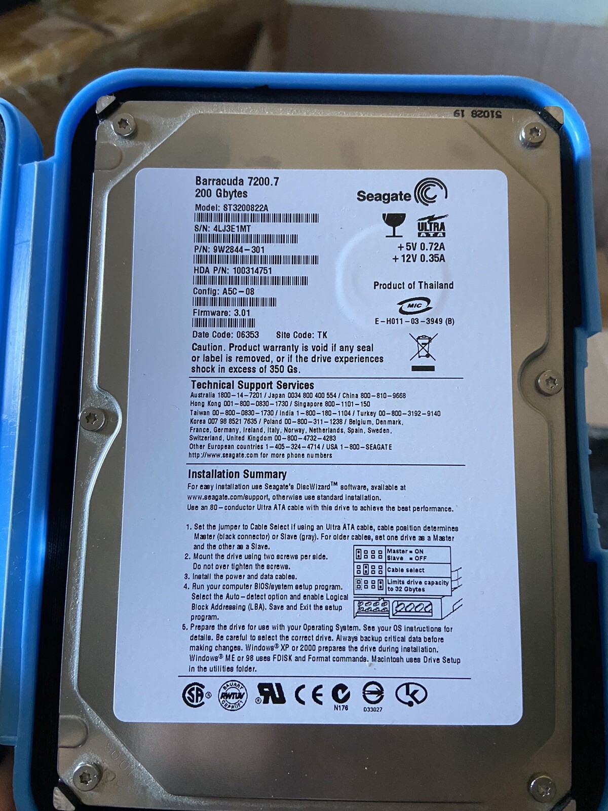 seagate barracuda 7200.7