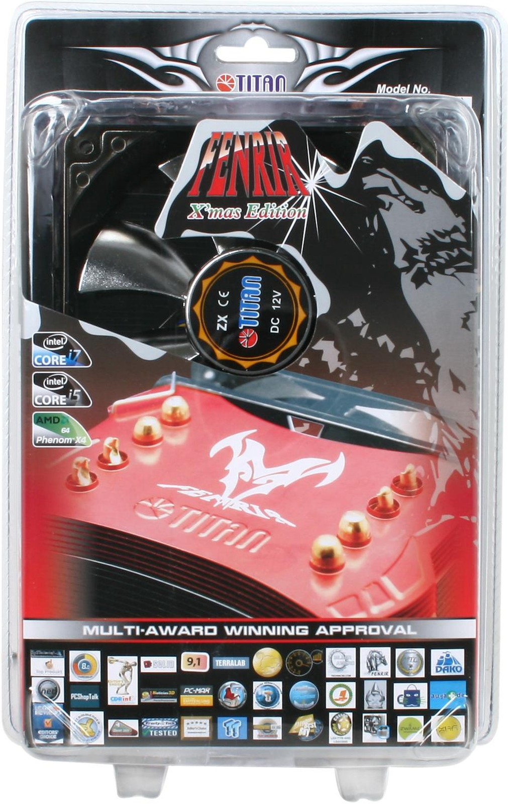 Titan FENRIR X'mas Edition TTC-NK85TZ/CS (RB) 120mm Z-AXIS Heat Pipe Low Profile