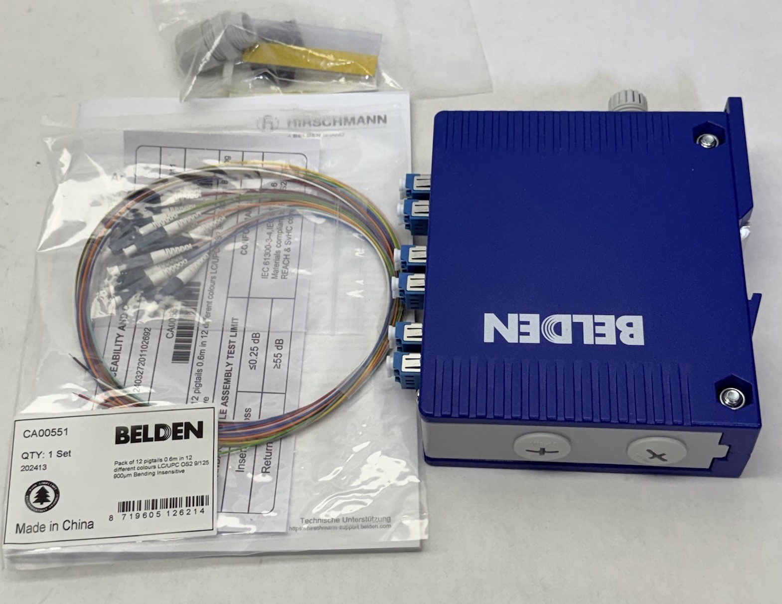 HIRSCHMANN MODULAR INDUSTRIAL PATCH PANEL MIPP/AD/1L9P