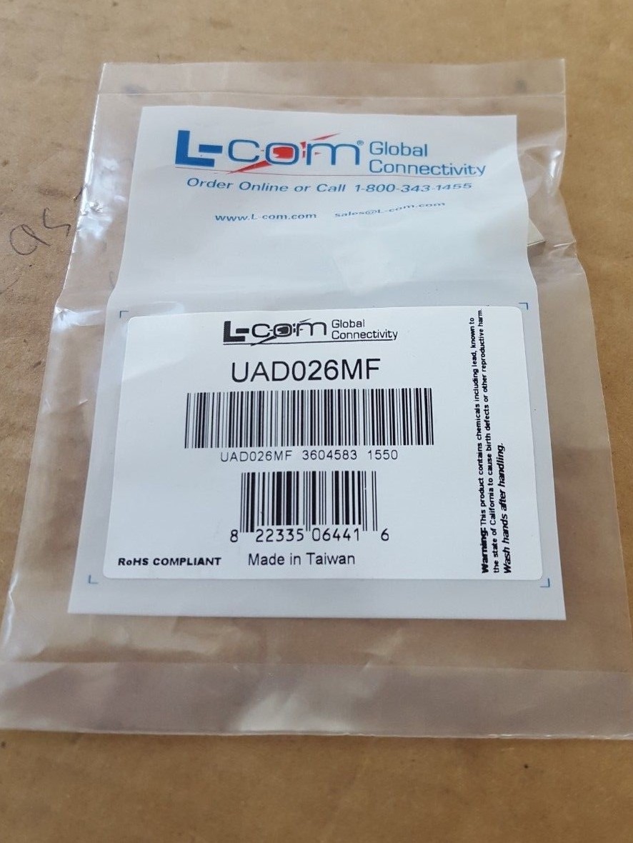 L-COM UAD026MF USB Socket Saver, USB A-Male/USB-A Female QTY: 3 (BR2.6B3)