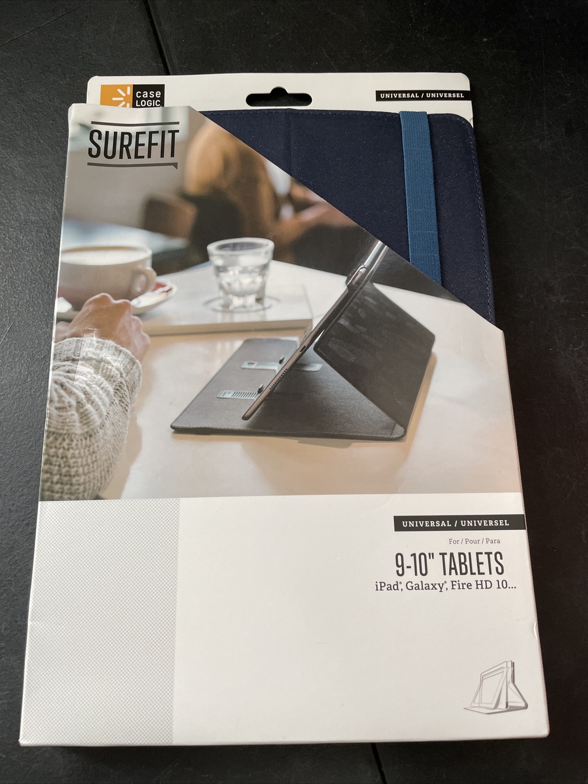 Case Logic Surefit CBUE-1210 Universal Folio for 9-10" Tablets - Dress Blue