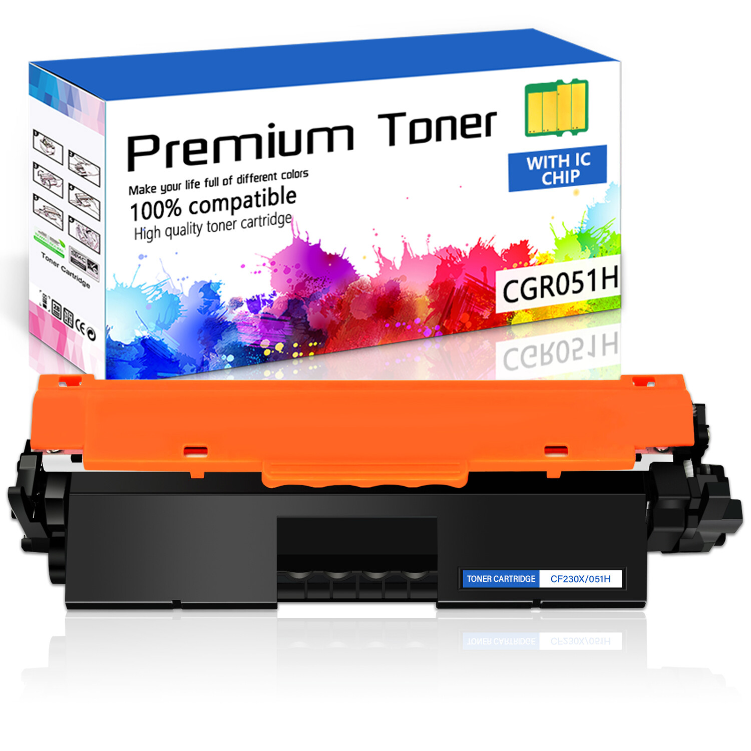1 PACK - CRG-051H Toner Cartridge for Canon 051H ImageCLASS LBP162dw MF267dw