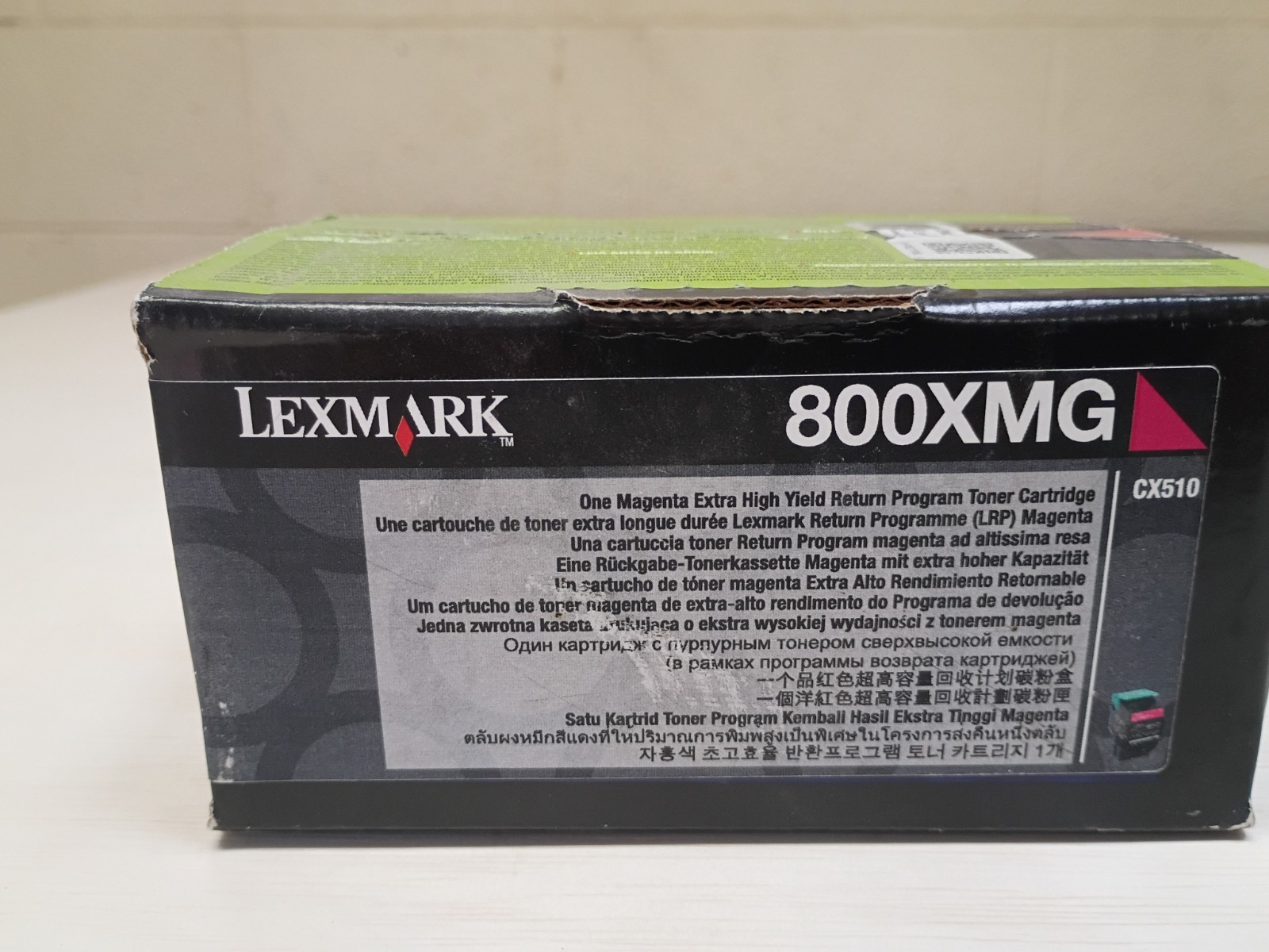Lexmark 800XMG 80C0XMG Magenta Extra High Yield Toner CX510 Genuine Sealed