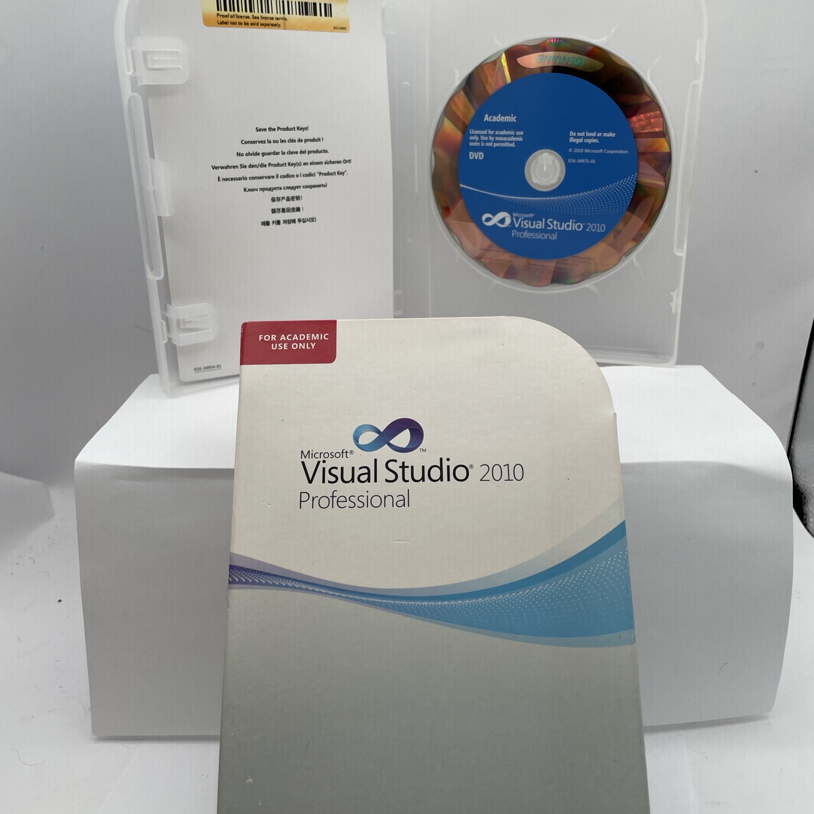 Microsoft Visual Studio 2010 Professional Academic Version Product Key &CD