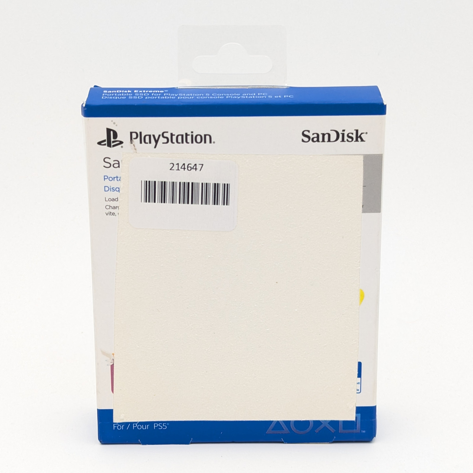 SanDisk Extreme Portable 2TB External USB-C SSD for PlayStation 5 | White
