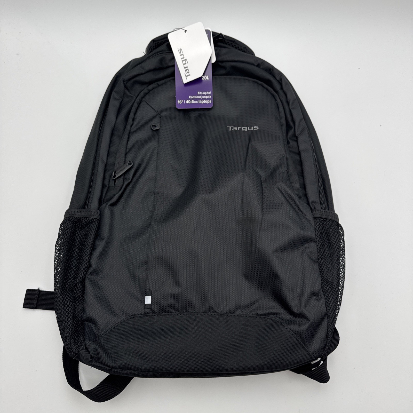 Targus Sports Backpack Fits 16" Laptop School Work Business Black Bag New NWT