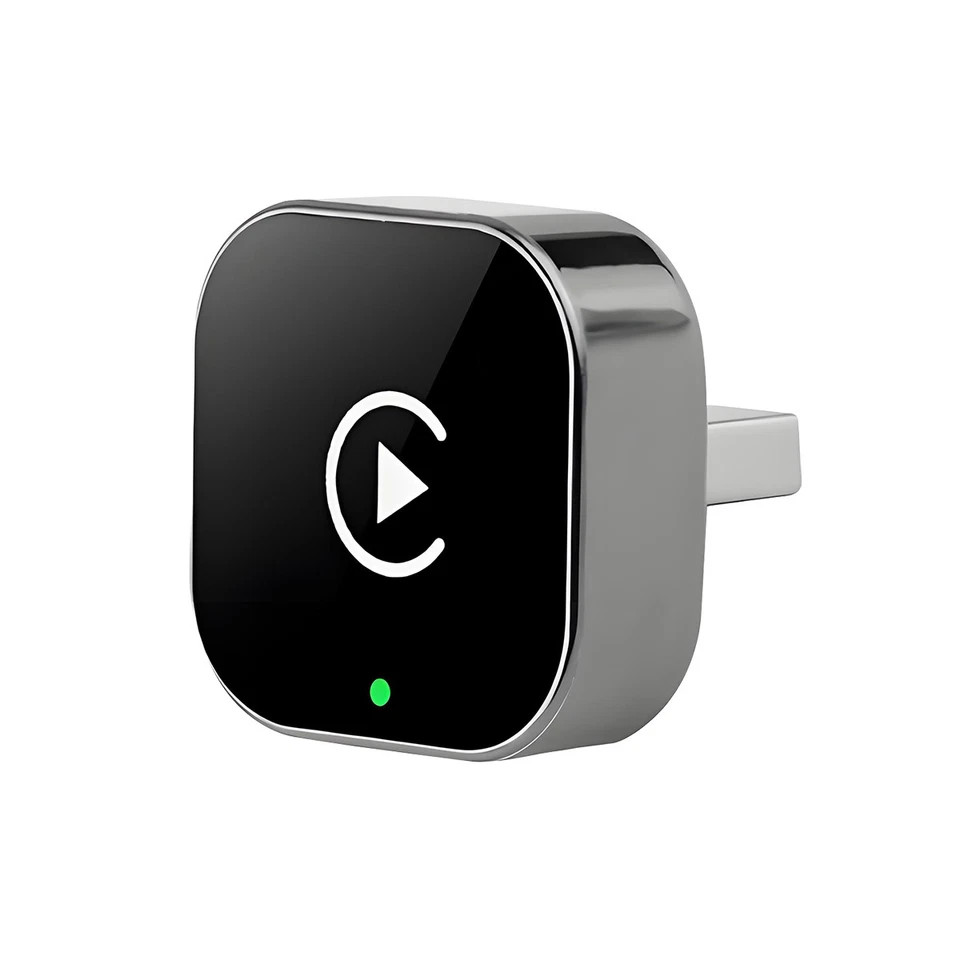 FLEAVER USB Auto Wireless CarPlay Adapter Dongle Plug ＆ Play For iPhone