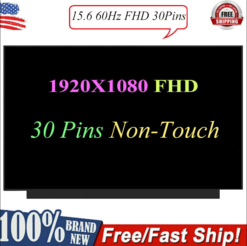 New N156HCA-EAB REV.C4 IPS Compatible LCD Screen FHD 1920x1080 Matte TESTED A+