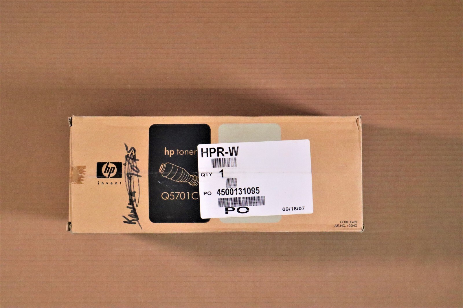New Genuine HP Invent Q5701C Black Toner Cartridge For HP 9085 mfp CODE:E482    