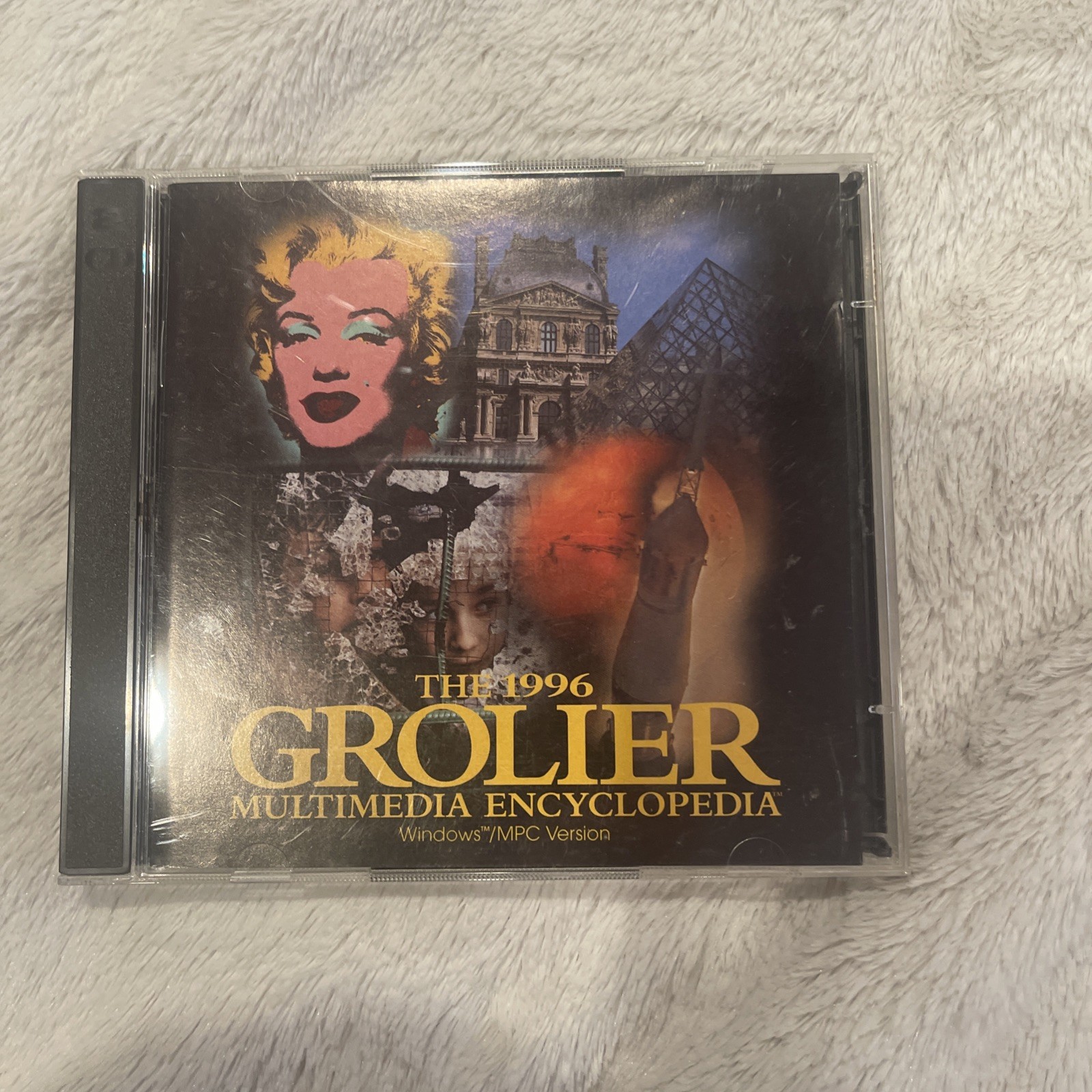 The 1996 Grolier Multimedia Encyclopedia PC Software for DOS & Windows
