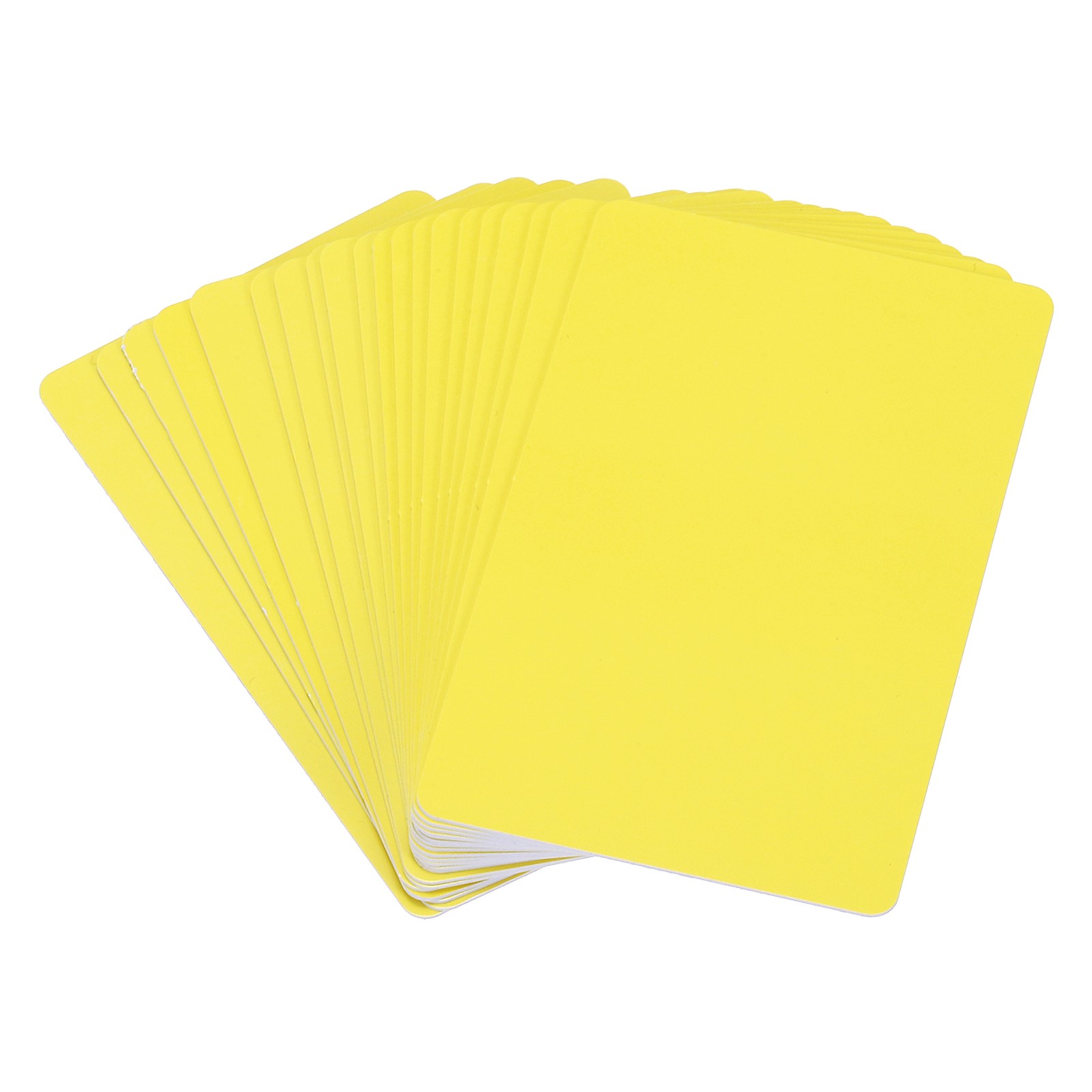 20 Pcs Blank PVC Cards Inkjet Plastic ID Card CR80 30 MIL Frosted Yellow