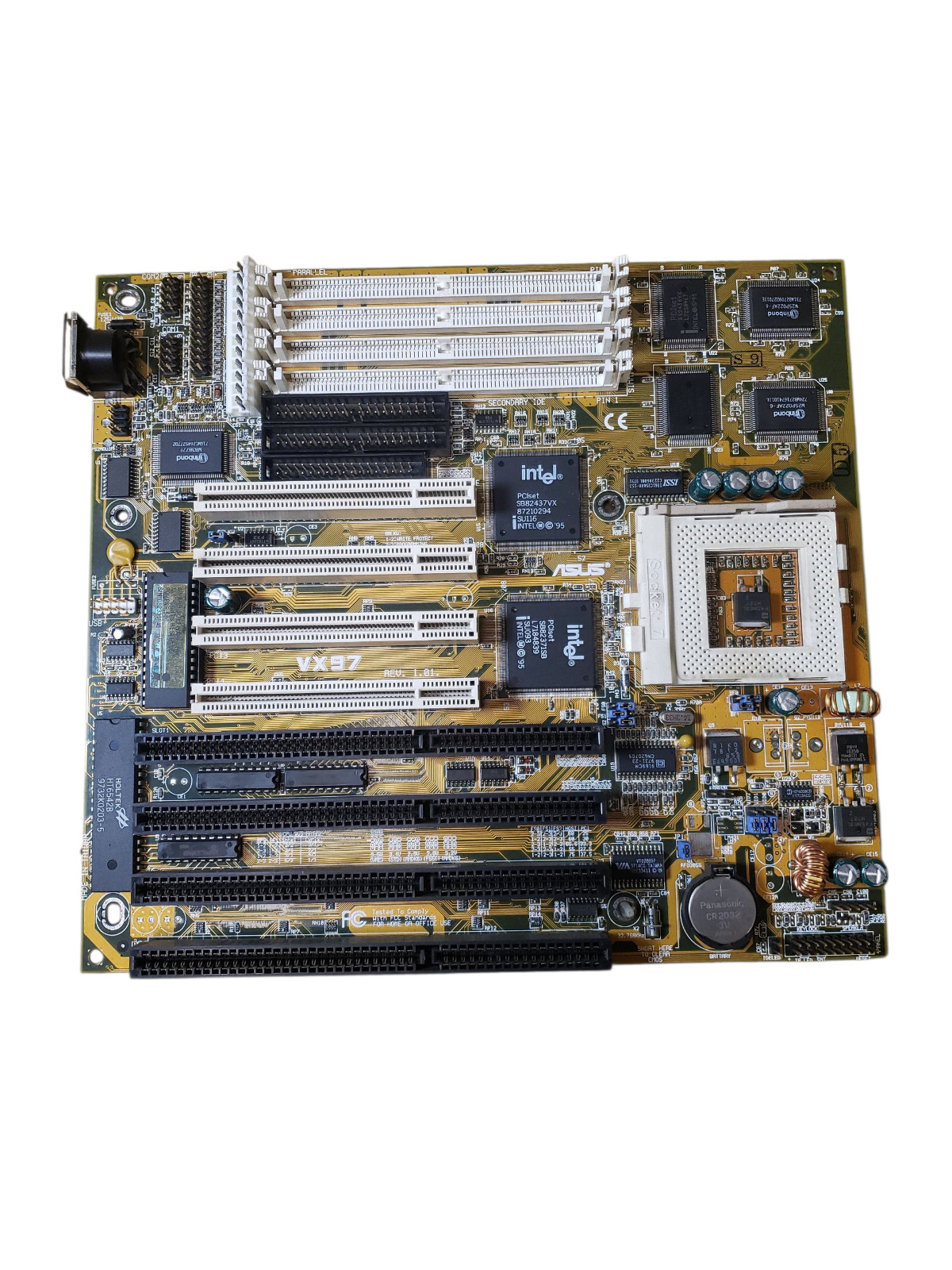 Asus VX97 Rev 1.01 Socket 7 ISA  Motherboard Tested Working
