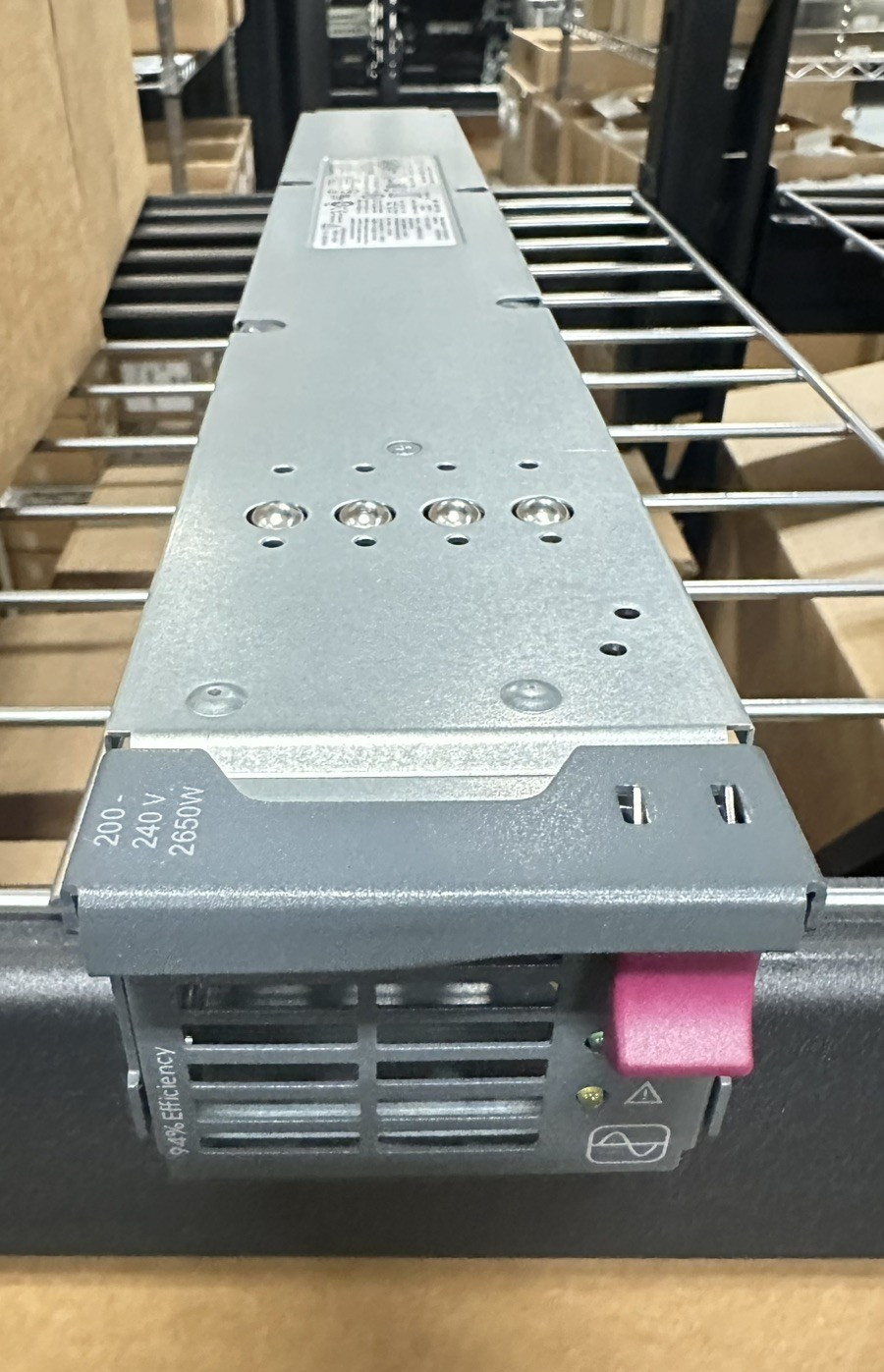 Lot of 6 HPE 2650W Platinum BLC7000 Apollo 6000 S6500 CS700 PSU 94% 200-240V