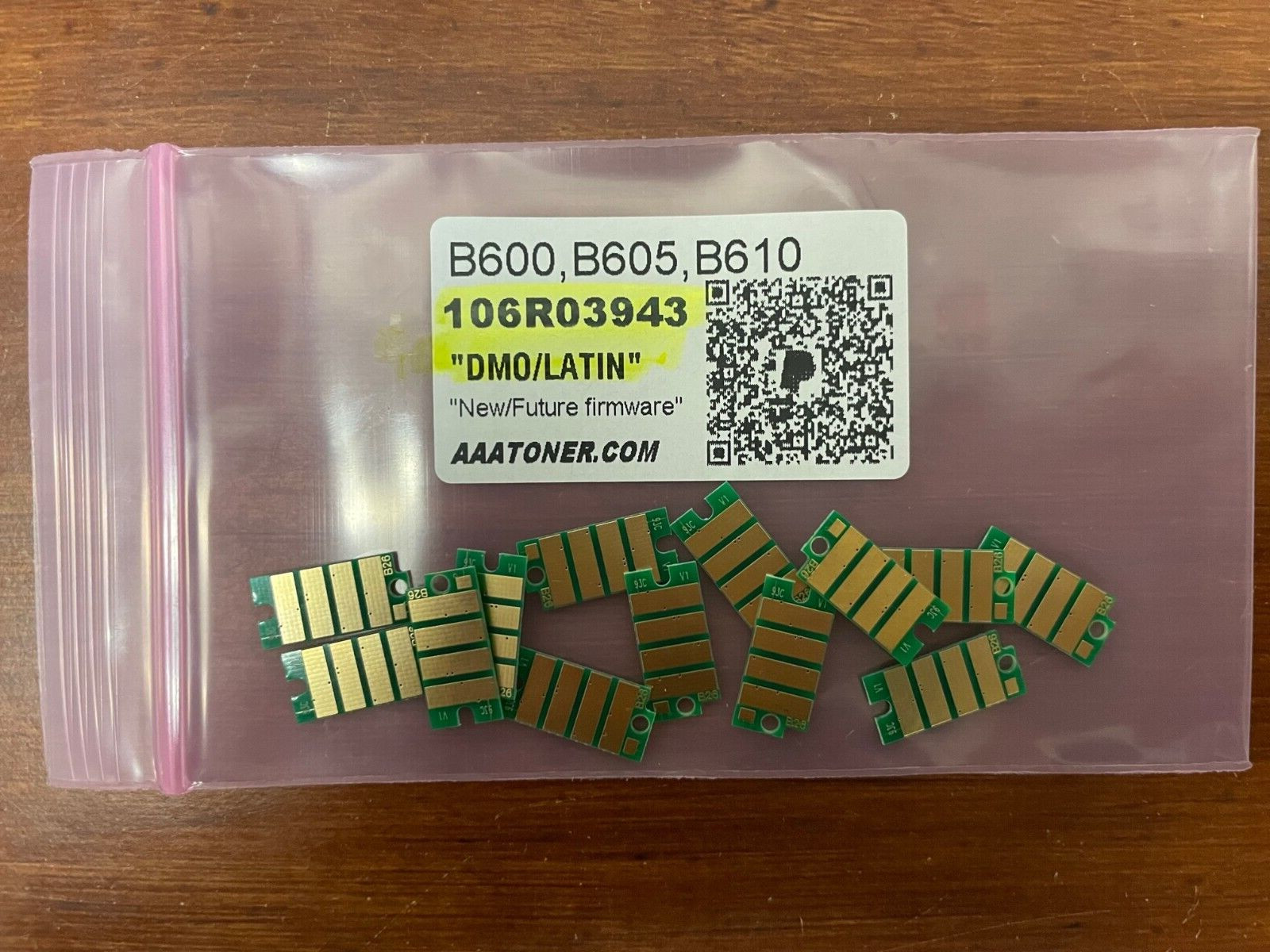 13 x 106R03943 (New firmware) Toner Chip Refill for Xerox B600, B605, B610, B615