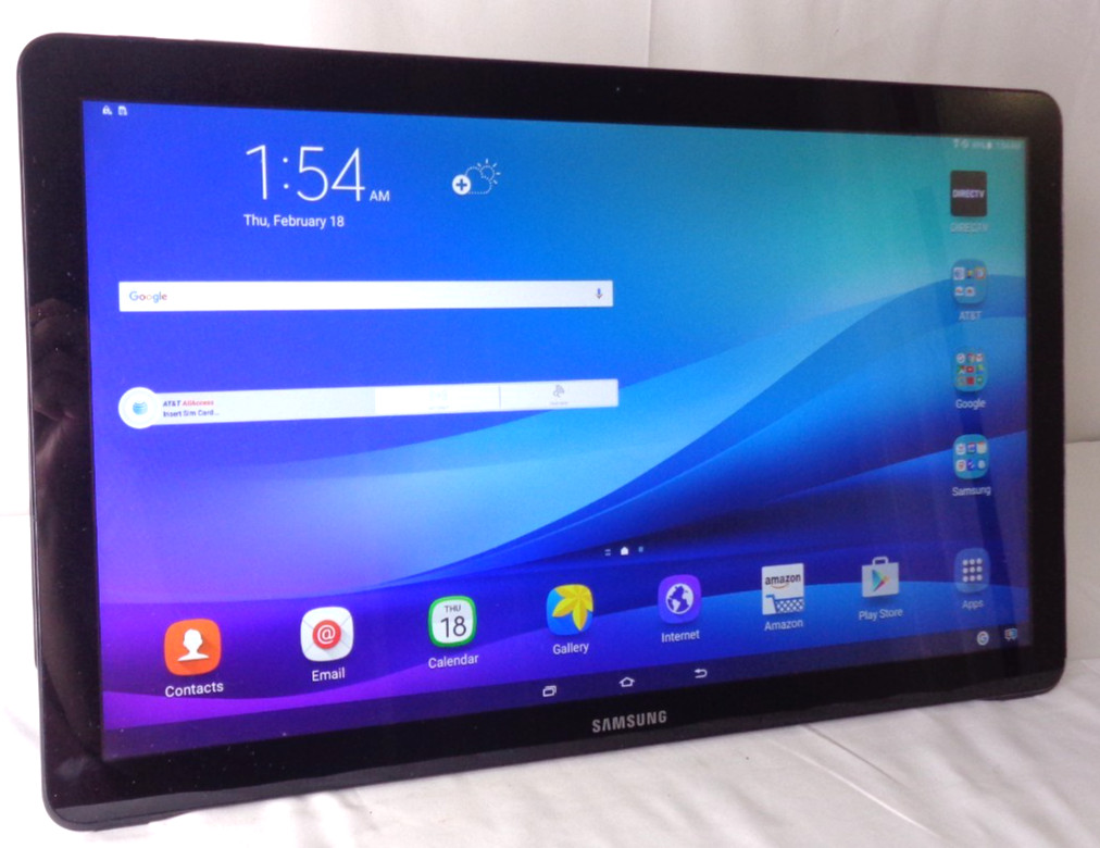 Samsung Galaxy View 18.4" Portable Media Tablet SM-T677A 64GB Wi-Fi AT&T