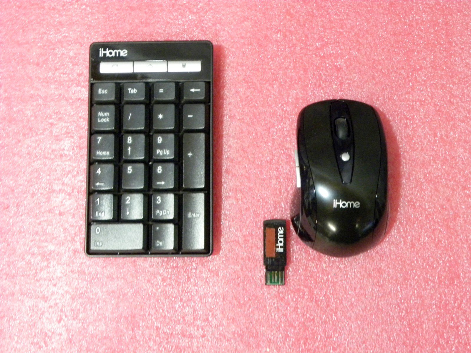 NEW IHome Wireless Mouse 6 Key Optical Mouse with Calculator and Usb Dongle