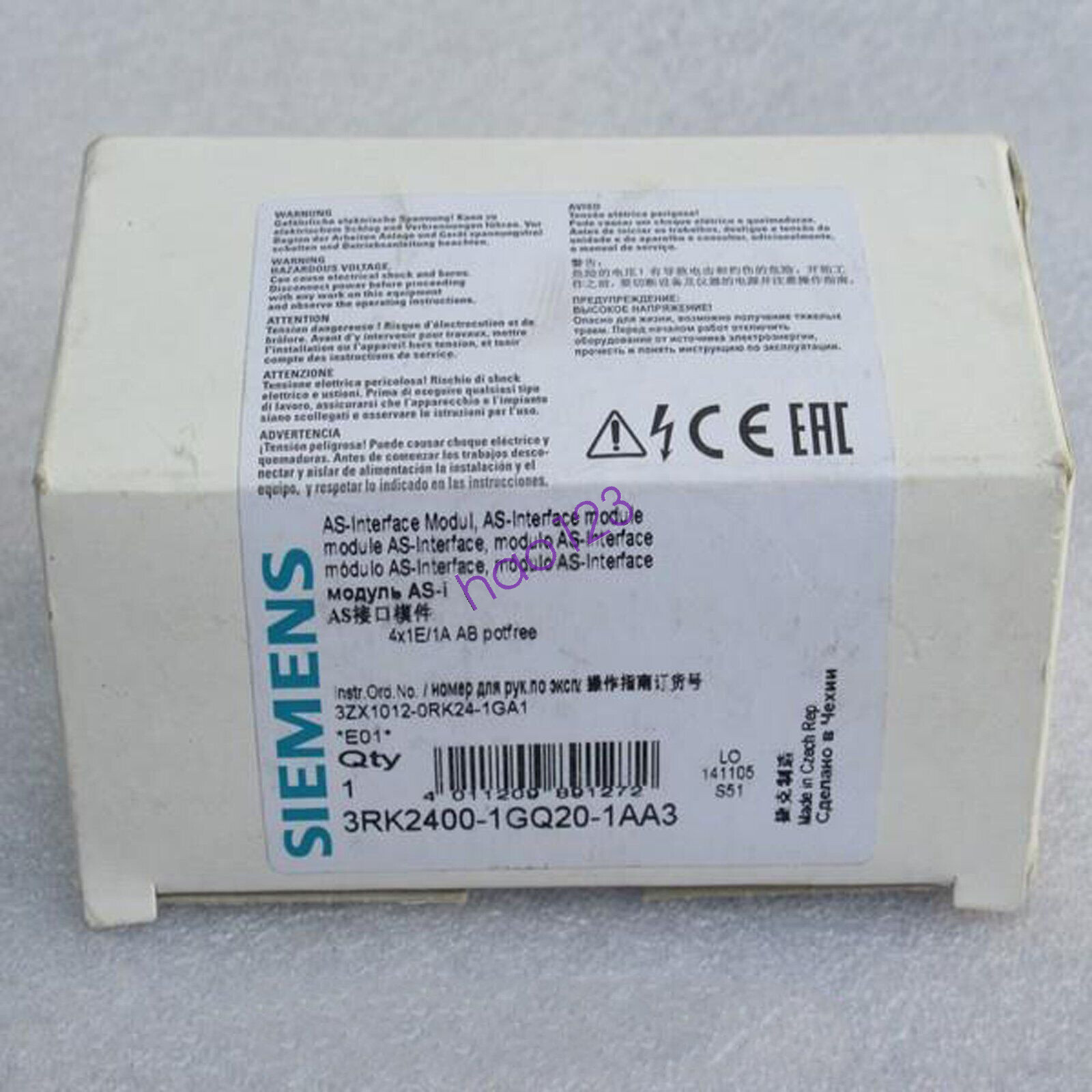 1PC New SIEMENS module 3RK2400-1GQ20-1AA3 3RK2400-1GQ20-1AA3 DHL/FedEx