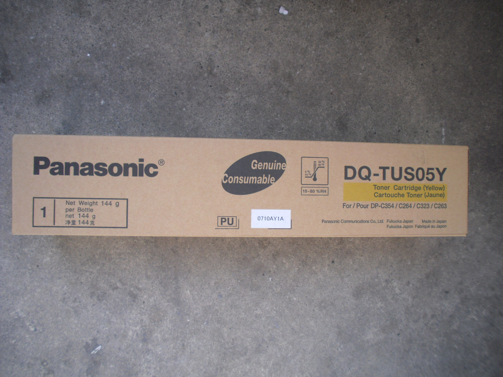 New  Genuine Panasonic DP-C354 C264 C323 C263 Printer Yellow Toner DQ-TUS05Y