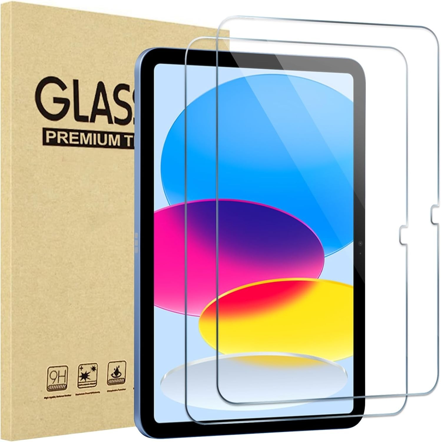 [Paquete de 2] Protector de pantalla para iPad de 10.ª y 11.ª generación