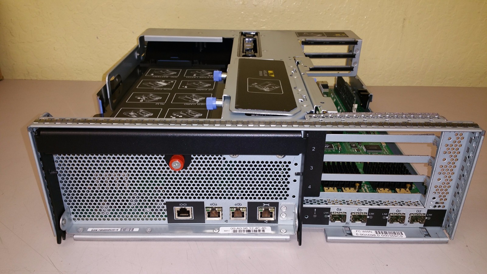 NetApp FAS3160 Controller Complete with Motherboard, Memory, Processors, Battery
